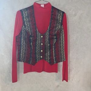 Vintage western show top!